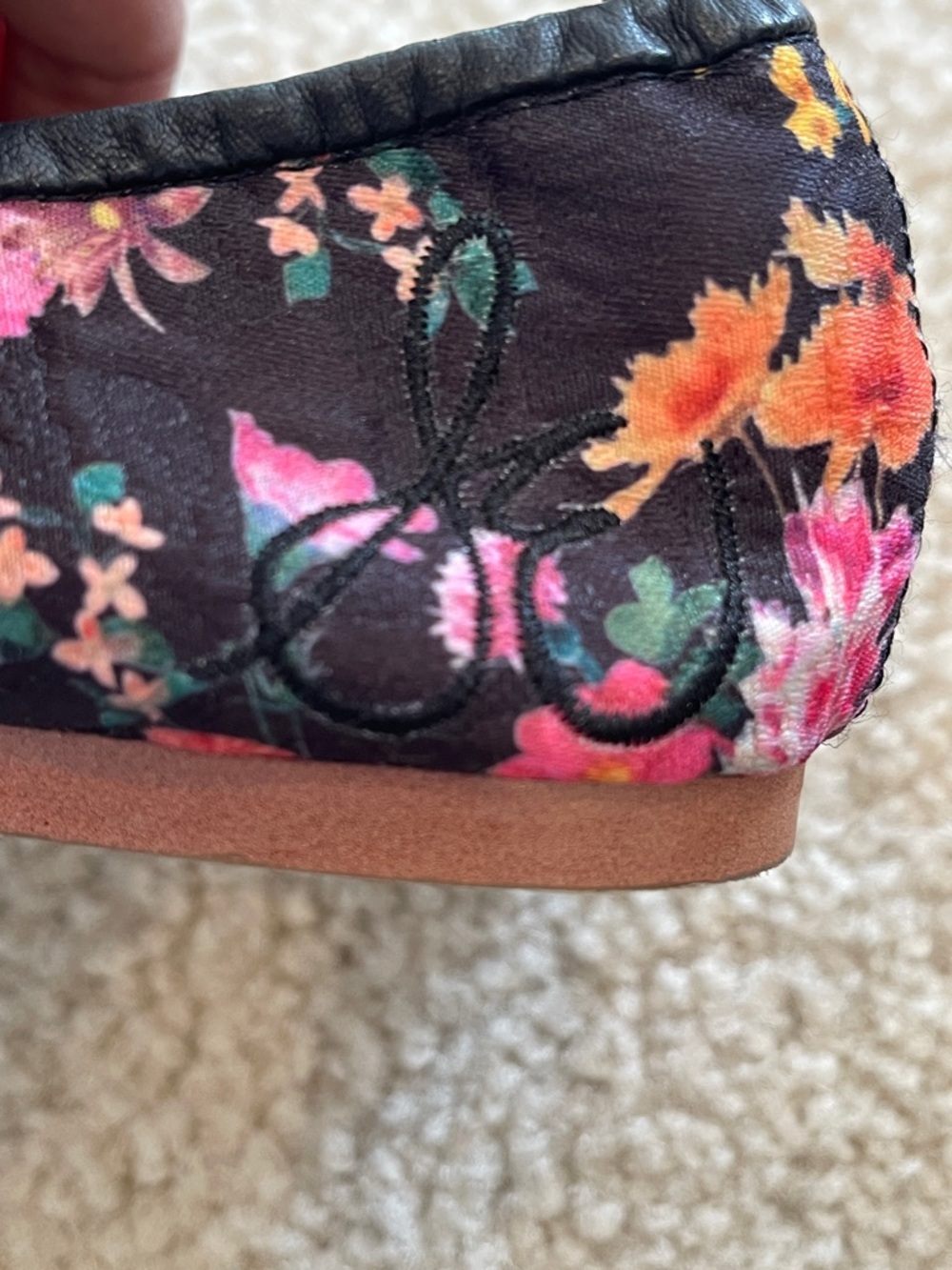 Sam Edelman Floral Ballet Flats size 8 - Picture 4 of 6